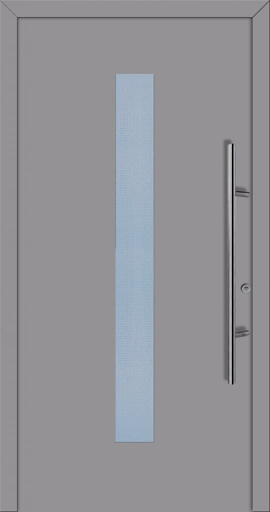 Мотив двери 185 в цвете RAL 7036 Платиново-серый